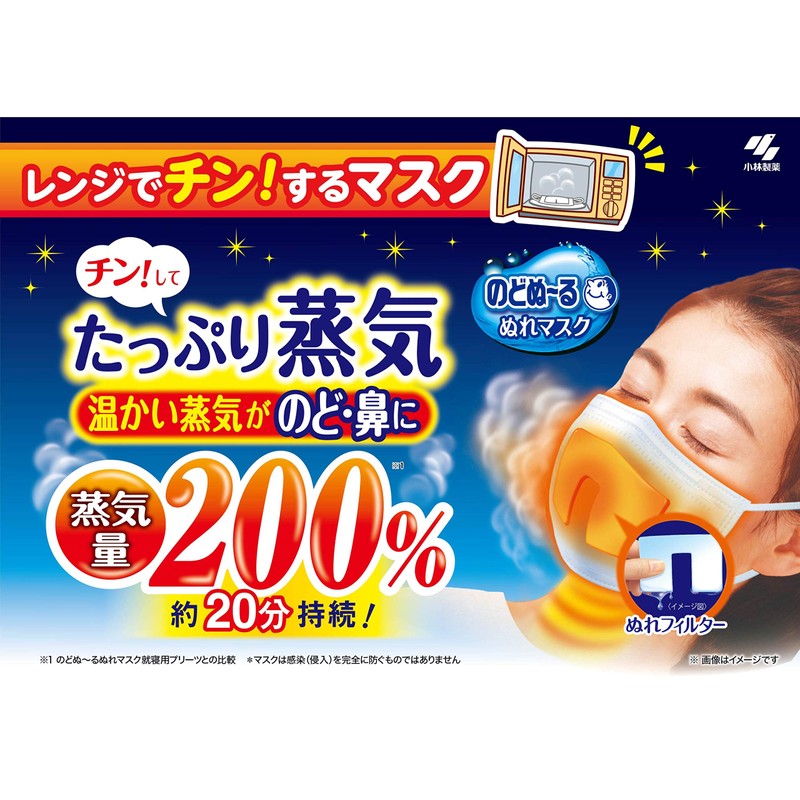 Nodonu Wet Mask with plenty of steam for your throat
