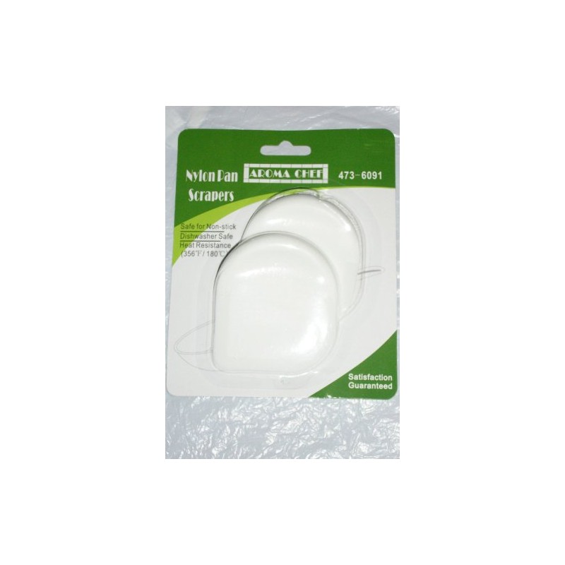 Aroma Chef Nylon Pan Scrapers Set of 2 - Heat