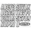 Hardline Products Series USA 800 Boat Registration Number Kit –