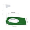 VOANZO 2PCS Golf Cup Golf Hole Golf Putting Practice Flag