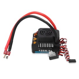Gugxiom RC Brushless Motor ESC, 150A Waterproof Dustproof, Aluminum Alloy, 1/8 RC Car