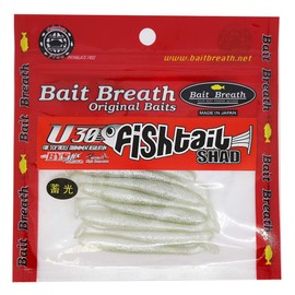 Bait Breath Worm Fishtail Shad 2.8" S461 Rainbow Pearl