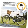 OATIPHO Portable Mini Anti-Theft Bike Lock Cable Coated for Scratch
