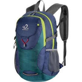WATERFLY Mochila de Senderismo Plegable Ligera: 30L Packable Mochila de Viaje Ultraligera al Aire Libre Bolsa de Trekking para Camping Escalada Mujer y Hombre