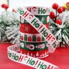 Liobelon 30 Yards Christmas Ribbon for Crafts, Christmas Ribbon Wired
