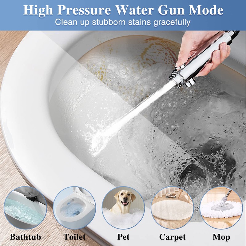 DOILIESE Shower Head with Handheld Shower Head with ON/Off Switch,