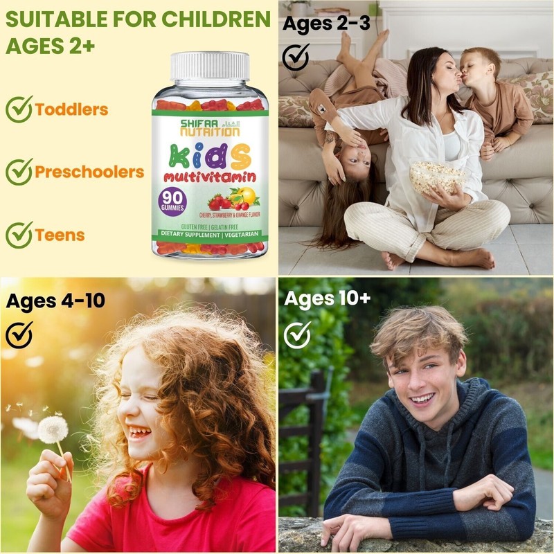 Halal and Vegetarian Gummies for Kids - Certified Halal Vitamins