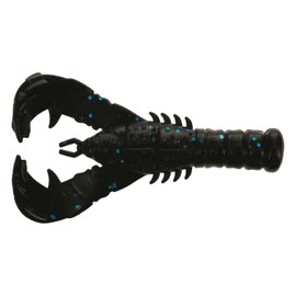 YAMAMOTO 4" YAMA Craw/Black W/Large Blue Flake (6 Pack)