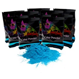 Holi Powder True Blue 10 Pack of 70 Grams Each