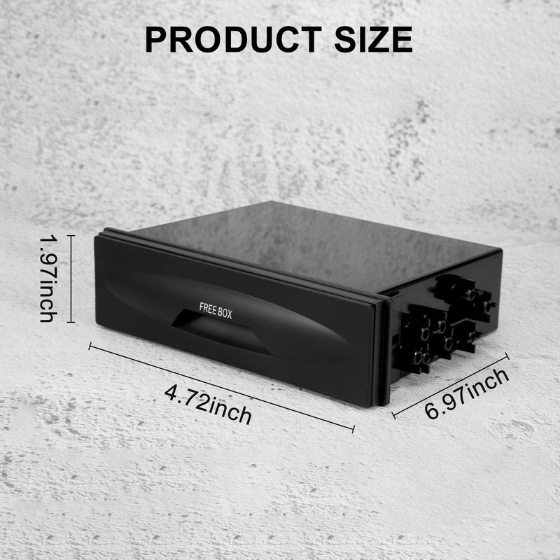Nvanvmm Universal Car Storage Box -38 Single Layer Auto Single
