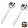 2 Pieces Long Handle Tablespoon Measuring Spoon, 15ml Coffee Scoop,