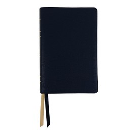 Legacy Standard Bible, Handy Size, Red Letter - Paste-Down Black Cowhide Indexed (LSB)