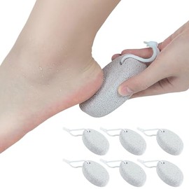 6 Piezas Piedra Pómez Natural para Pies,Exfoliación Natural de Piedra Pómez,Exfoliación Natural de Pies para Eliminar la Piel Muerta, para Suelas, Pies y Manos