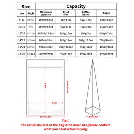 100 Pack Resealable Stand Up Bags,7.1" x 10.2" Smell Proof Pouch Sealable Foil Pouch Bags for Packaging (Black)