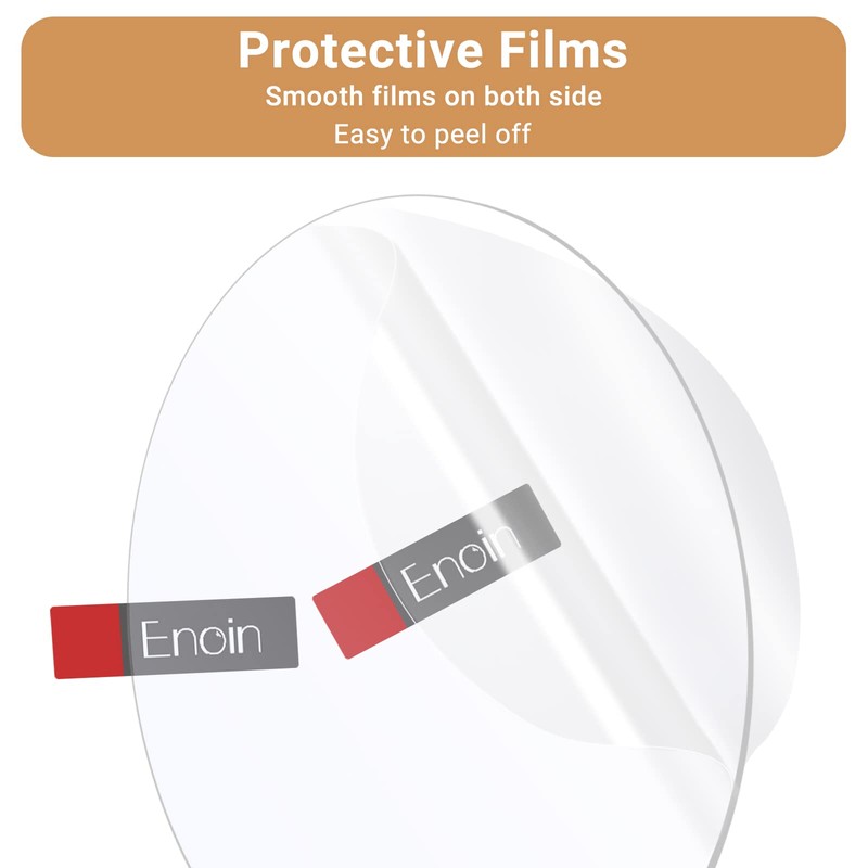 Enoin 30 Pack 1.5 inch Acrylic Circle Blanks - Acrylic