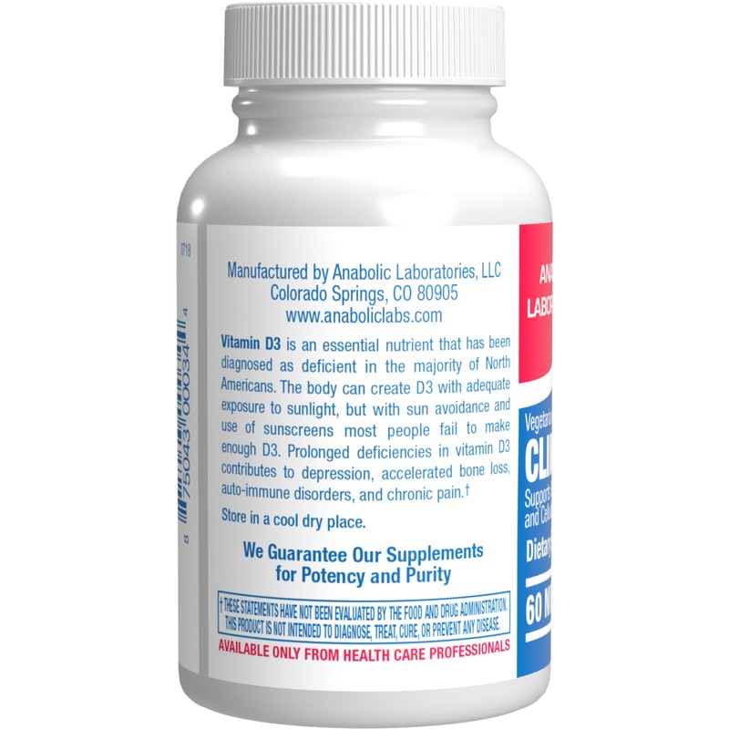 High Strength Vitamin D3 5000 IU - Clinical Formula Vitamin