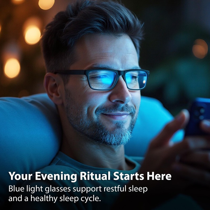 Blue Light Blocking Glasses For Men/Women Anti-Fatigue Computer Monitor Gaming