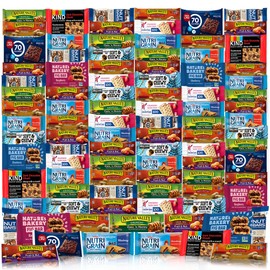 Healthy Snacks, (Care Package 114 Count) Healthy Mixed Snack Box & Snacks Gift Variety Pack – Arrangement for Home, Lunches, Grab and Go, Work, Office, Meetings, College Students, Road Trips, Friends & Family, Military, – Bulk Granola Bars, Bulk Snacks