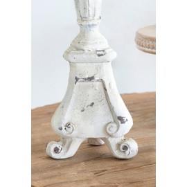 A & B Home 27.5 in H Cream Magnesium Candle Holder, Home Accent Décor