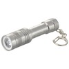 Ohm Electric Flashlight, LED Mini Light, Waterproof Light, Silver, ANSI