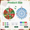 SUNYOK Christmas Dartboard Children's Christmas Double-Sided Dart Game Christmas Party