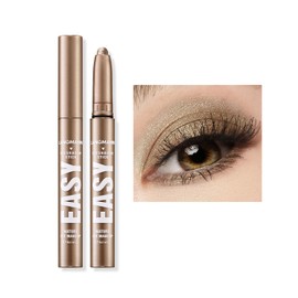 Kyannkara Eyeshadow stick Smooth Cream Shimmer Shadow Nude Matte Smoker Eyeshadow Pencil Long Lasting Waterproof Highlighter F11