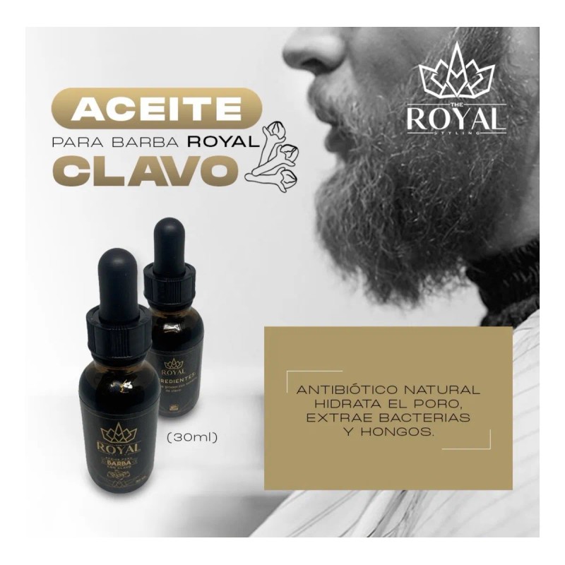 Aceites Para El Cuidado De Cabello, Barba Y Bigote Theroyal