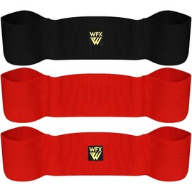WFX Fitness Bench Press Slingshot Blaster Weightlifting Belt Sling Strength Lifting Press Training Heavy Weights Powerlifting Push Ups Double Squats Exercise Gym (Medium, Red)