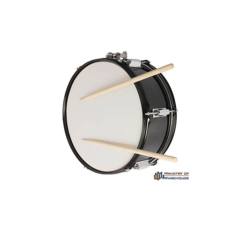 Black Drum Stick, Snare Drum, Strap, Wrench Kit Marching 14"
