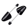 QUUPY 2 Pairs Adjustable Length Plastic Shoe Trees Shoe Stretcher