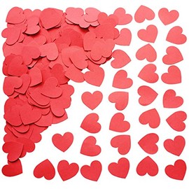 Red Heart Wedding Engagement Anniversary Party Table Confetti Bridal Shower Valentines Day Bachelorette Party Sequins Sprinkles Confetti Decorations, 200pc
