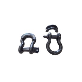 TGL D-Ring Shackle Protectors, Black for 3/4 inch Shackles, 2-Pack
