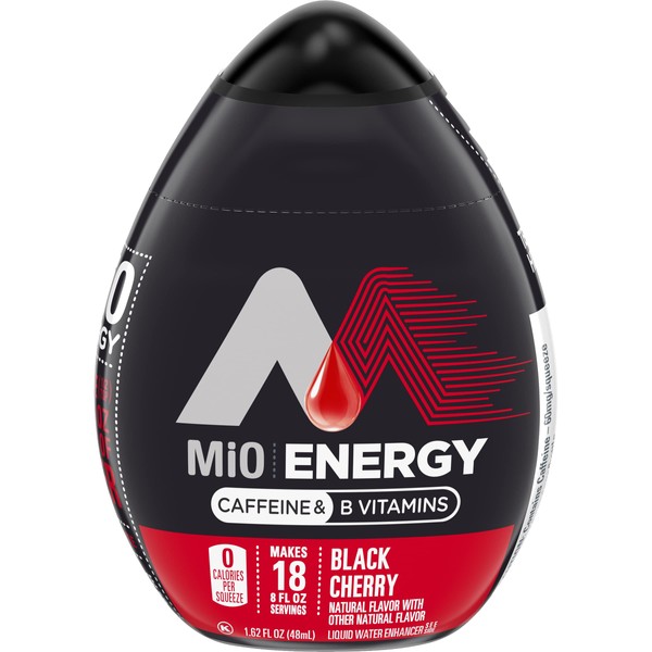 Mio Energy Liquid Water Enhancer, Black Cherry, 1.62 OZ, 4-Pack