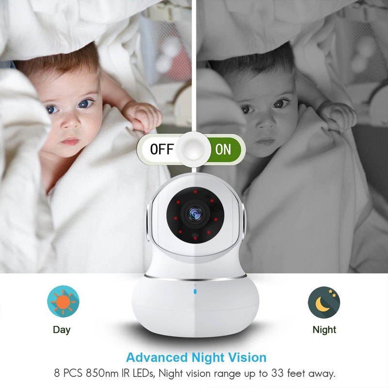 litokam Little elf Wifi Camera, Security Camera Indoor with 360°