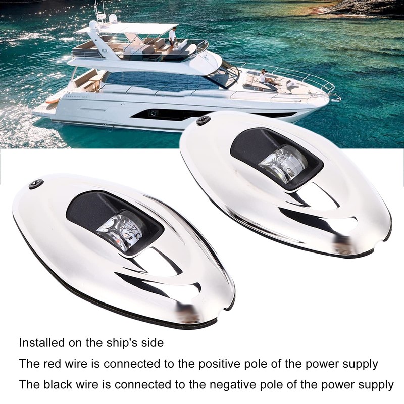 YOIM Navigation Light for Boats, 1 Nautical Mile Visibility IP66