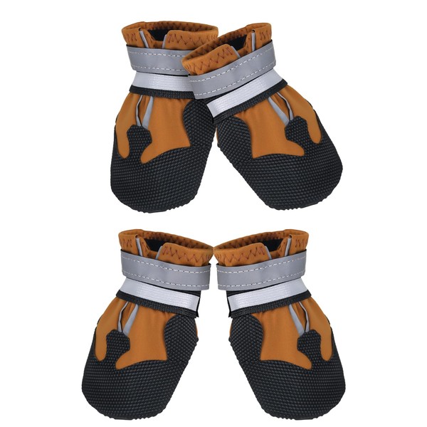 Dricar Dog Shoes, Set of 4 Dog Boots for Injured