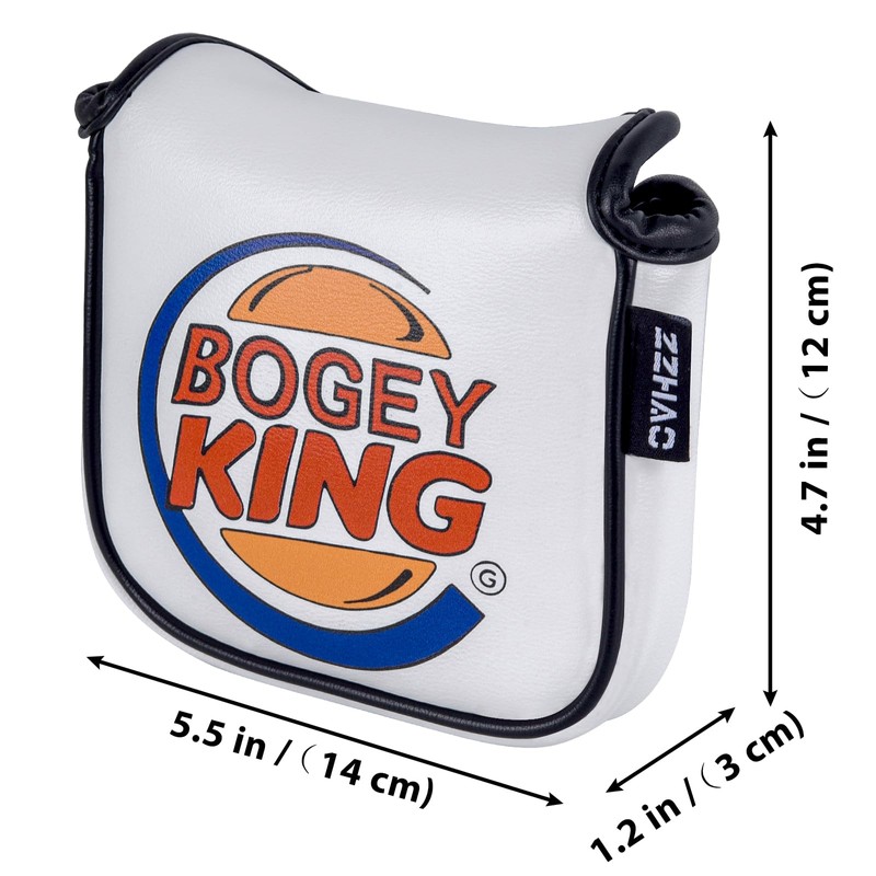 ZZHAO Golf Putter Cover - Funny Magnetic Mallet Putter Cover