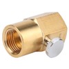 TR21-4 to CGA320 Brass Soda Bottle Adapter CO2 Fill Valve