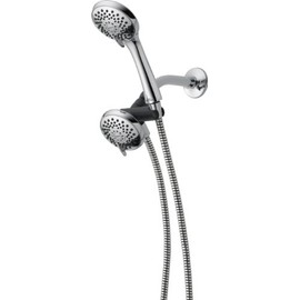 Delta Faucet Peerless 76311D Hand Shower/ Shower Head Combo Pack, Chrome, Brushed Nickel