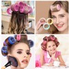 Hair Rollers, 12 Pack Self Grip Salon Hairdressing Curlers, Hair