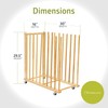 Pearington Art Storage Rack with Handle and Caster Wheels, Art