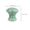 SOLUSTRE Scraping Massage Tool Jade Chakra Healing Relaxing Stone Mushroom