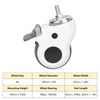 4in Universal Wheel Quiet High Speed Rotating Heavy Duty Swirl