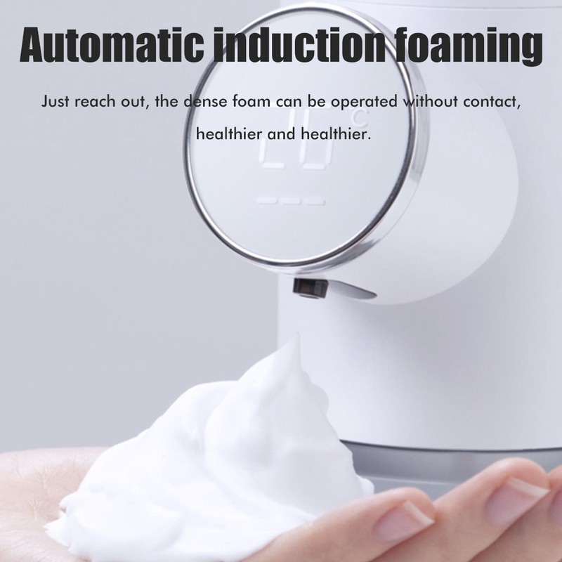Automatic Soap Dispenser with Temperature Display Non Contact Induction Foam