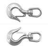 QWORK Chain Hook, Chain Swivel Hook, Hoist Swivel Hook, Slip