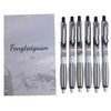 Fengtaiyuan GRB05P6 Silent Press Neutral Pen - Black Ink, 0.5mm