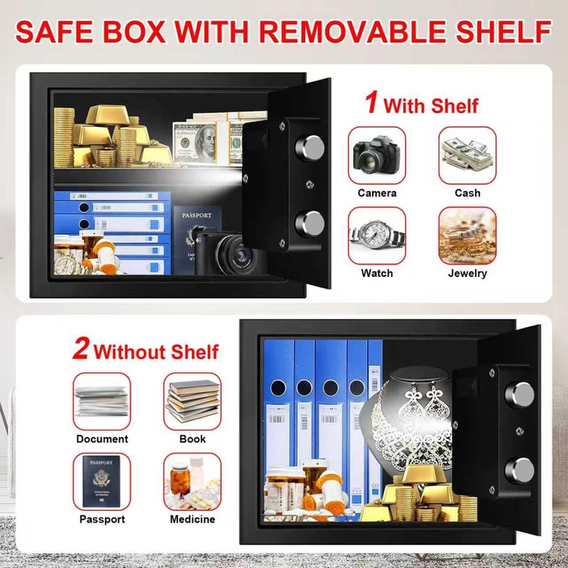 1.2 Cubic Feet Small Fire Safe Box for Home, Fireproof
