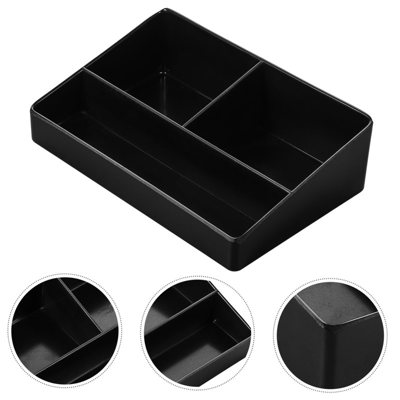 ABOOFAN Tea Bag Storage Organizer 3 Compartments Food-Grade Coffee Box