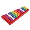 Colorful Xylophone Aluminum Birch 13 Tones Professional Glockenspiel for Creating