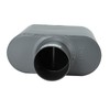 Pair of Single Chamber Performance Race Muffler 3" Center/Center Universal